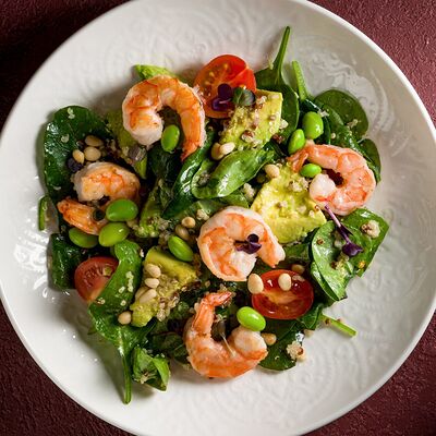 Тигровые креветки с киноа и авокадо в Орден по цене 970 ₽