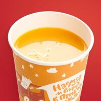 Сырный суп с копчёной курочкой в Кофемашина