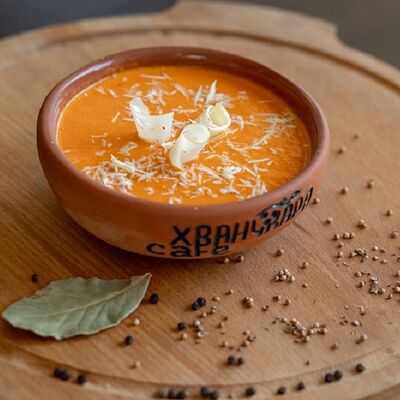 Гаспачо с копчёным сыром в Хванчкара по цене 600 ₽