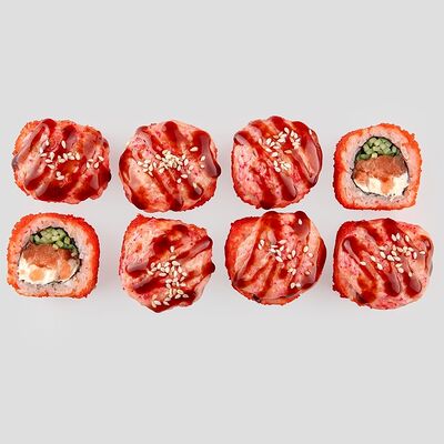 Запеченный ролл Филадельфия в Mad по цене 690 ₽