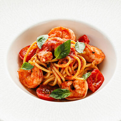 Паста с креветками в Причал по цене 900 ₽