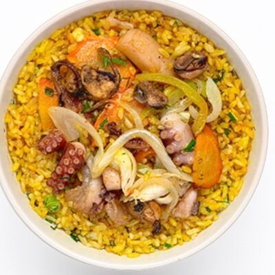 Wok Рис с морским коктейлем №3 в Пиццерия «Зелень» по цене 439 ₽