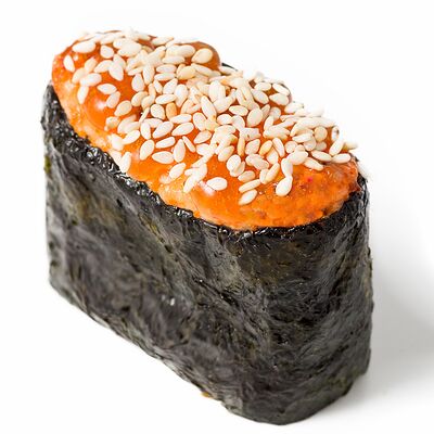 Запеченные суши с копченым лососем в Точка суши по цене 180 ₽