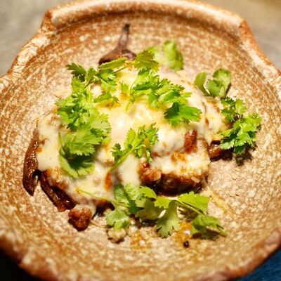 Баклажан болоньезев Пицца на дровах по цене 920 ₽