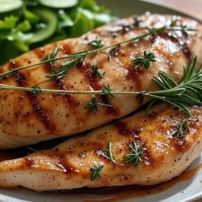 Куриное филе с зелёным салатом в Охота на Енота по цене 570 ₽