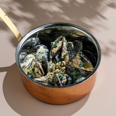 Черноморские мидии в сливочном соусе в Двор Помидор по цене 940