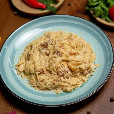 Феттуччине Альфредо в The Кухня по цене 530 ₽