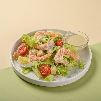 Цезарь с тигровыми креветками в Круглое катаем по цене 549 ₽