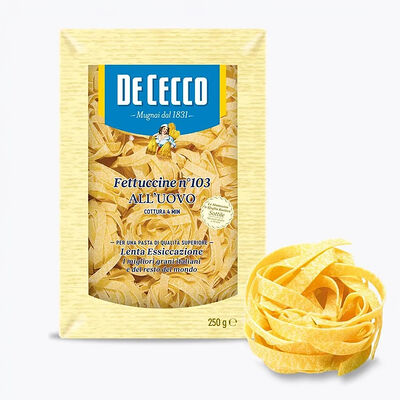 Паста De Cеcco №103 Феттучине с добавлением яйца в Ченто Пицца по цене 900 ₽