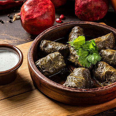 Долма с мацони в PRO.Хинкали by Novikov по цене 750 ₽