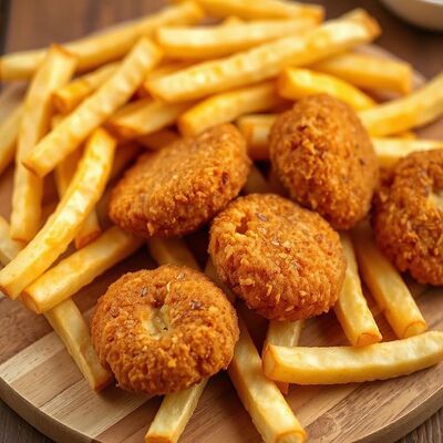 Картошка фри с наггетсами в Булка по цене 320 ₽