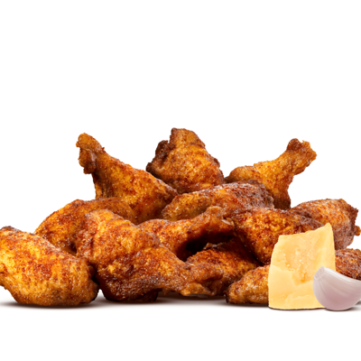Крылышки Пармезан и Чеснок (12 шт.) в Бургер Кинг по цене 610 ₽