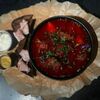 Кубанский борщ с мясом и сметаной в Фазенда по цене 320