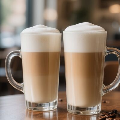 Два Латте большого объема в Латтезавр по цене 590 ₽