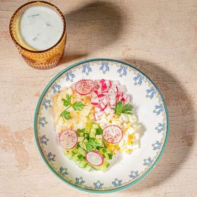 Грузинская окрошка овощная на мацони в Дом Нино по цене 290