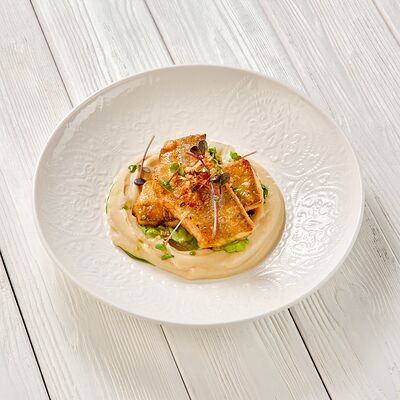 Филе балтийского судака в Пармезан по цене 895 ₽