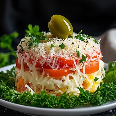 Салат Нежный в У Вольфовича по цене 480 ₽