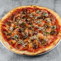 Пицца с белыми грибами в Bocconcino