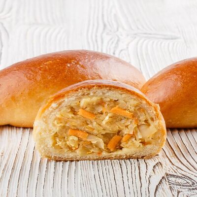 Пирожок с капустой в MaxBakery по цене 100 ₽