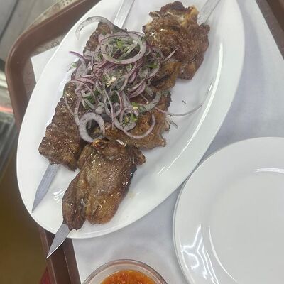 Шашлык из говядины дуэт в Super Кебаб по цене 1120 ₽