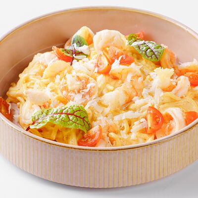 Макароны с креветками в Gytбаr по цене 1153 ₽