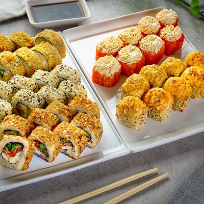 Набор роллов Килограмм Микс в Суши-бар Макс Бокс по цене 2227 ₽