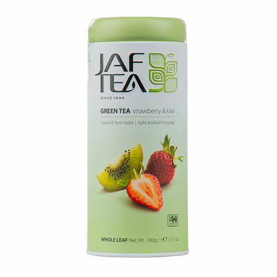 Чай зеленый Jaf tea Strawberry Kiwi с ароматом клубники и киви Шри-Ланка в Азбука Вкуса Экспресс Меню по цене 506 ₽