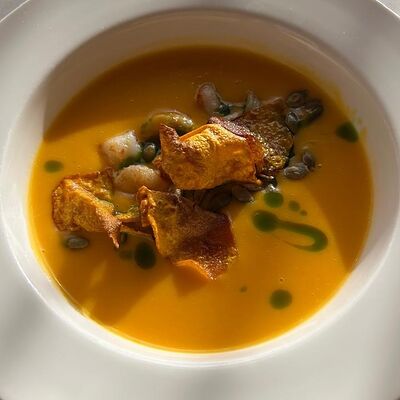 Тыквенный крем-супв Кинто по цене 625 ₽