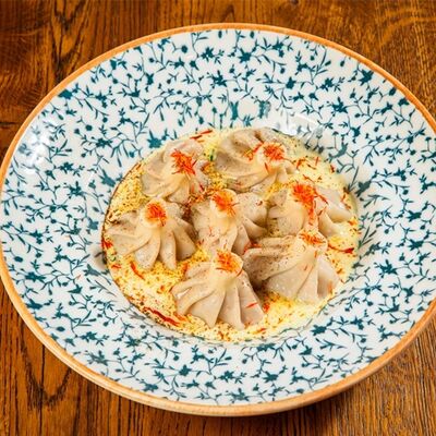 Патара-хинкали в соусе карбонара в Вах!Хинкали по цене 685 ₽