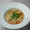 Бульон с курой, лапшой и яйцом в Сковородка по цене 430