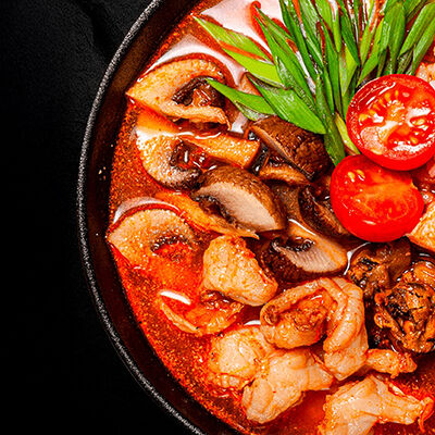 Суп Том Ям в Суши Хаб по цене 810 ₽