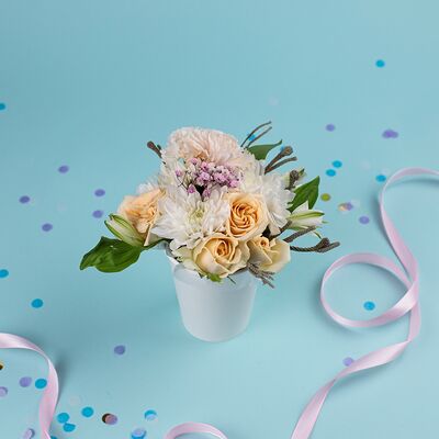 Букет в стакане Самой нежной в Пышно Расцвели по цене 2000 ₽