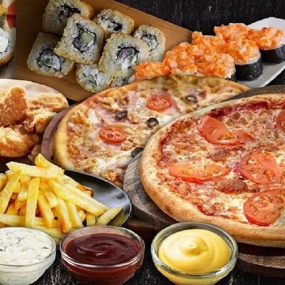 Хватит мять булки в Доставка роллы воки пицца Вологда RollX по цене 3450 ₽