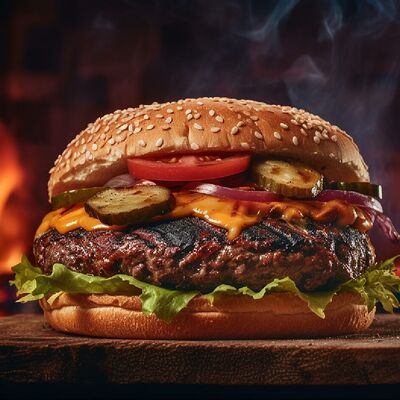 Плескавица с курицейв Мангал 5 плюс по цене 540 ₽