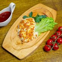 Курица, запеченная с ветчиной и сыром в Просто Кухня