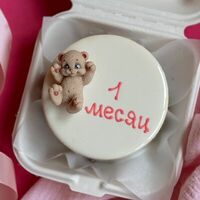 Бенто-торт детский с мишкой для девочки в Panicake