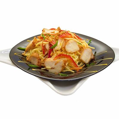 Рамен с курицей и грибами под сливочным соусом в Суши Точка по цене 299