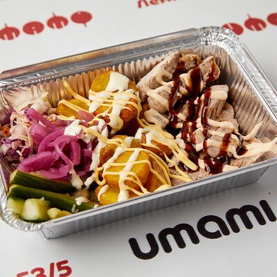 Свиная вырезка с бейби картофелем в Umami по цене 349