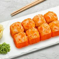 Запеченный ролл сырный с тигровой креветкой в Суши Сет