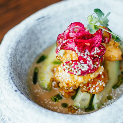 Попкорн из креветок в Макадамия по цене 830 ₽