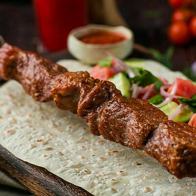 Шашлык из свинины в Баклажан в ТЦ 