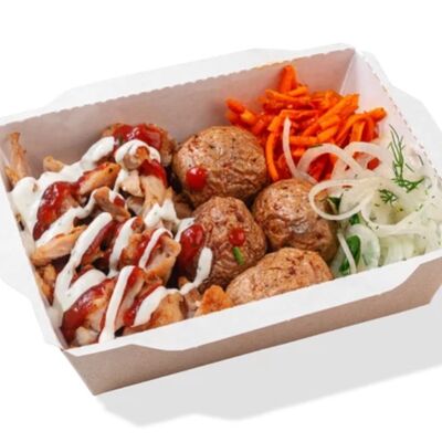 Бокс с курицейв Мясо Кстати по цене 375 ₽