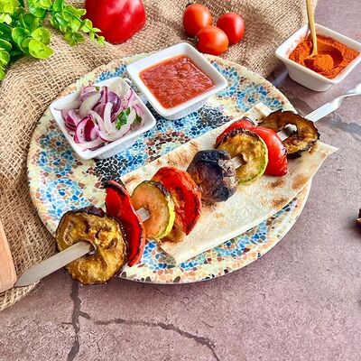 Шашлык из овощей в Чайхана Азия Базар по цене 320