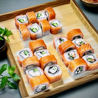 Сет Филоманияв Про 100 суши по цене 2899 ₽