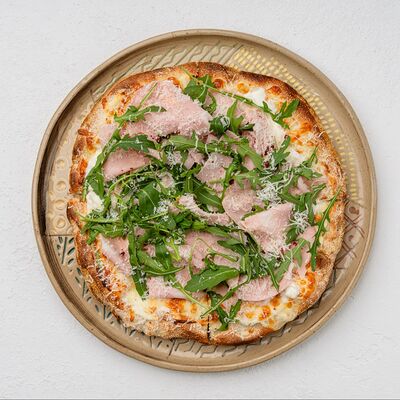 Пицца с мортаделлой и страчателлой в Узоры по цене 1050 ₽