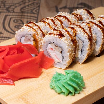 Ролл Камчатский с крабом в Бань бао по цене 585 ₽