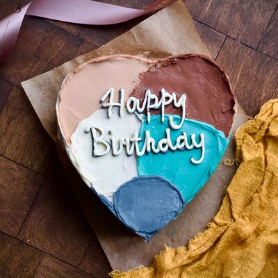 Бенто-макси торт Сердце для мужчины в Chocoton по цене 2880 ₽