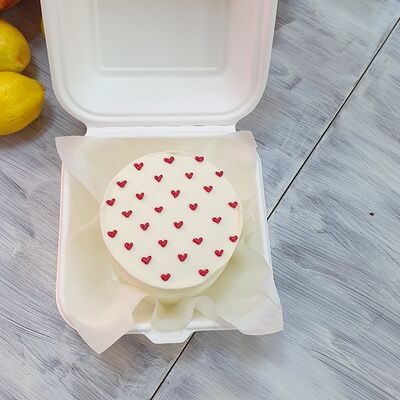 Бенто-торт сердечки в Джем по цене 1700 ₽