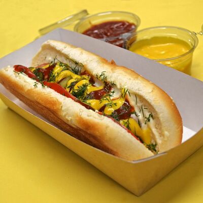 Хот-дог Корея в Хочу Шаверму по цене 50 ₽