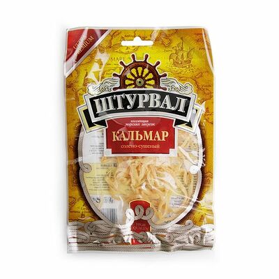 Кальмар Штурвал солено-сушеный пакет Китай в Азбука Вкуса Экспресс Меню по цене 78 ₽